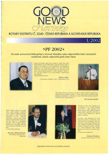Rotary Good News č. 1 / 2002
