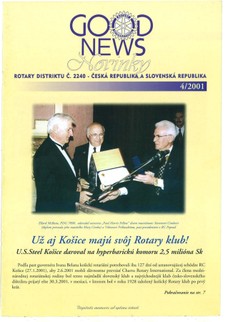 Rotary Good News č. 4 / 2001