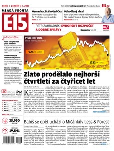 E15 1. 7. 2013
