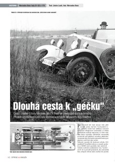 Mercedes Benz řady g1, g5 a 170