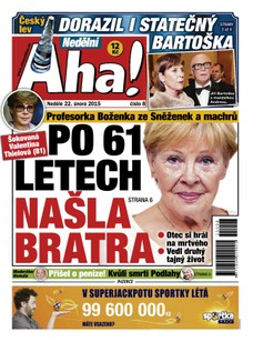 Nedělní AHA! - 22.2.2015