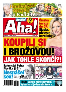Nedělní AHA! - 6.9.2015