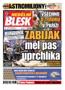 Nedělní Blesk - 15.11.2015