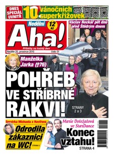 Nedělní AHA! - 20.12.2015