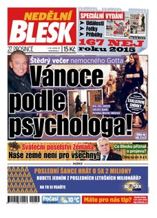 Nedělní Blesk - 27.12.2015