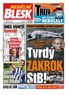 Nedělní Blesk - 13.3.2016