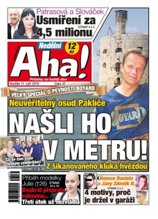 Nedělní AHA! - 11.9.2016