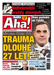 Nedělní AHA! - 20.11.2016