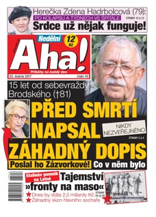 Nedělní AHA! - 23.4.2017