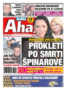 Nedělní AHA! - 8.10.2017