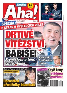 Nedělní AHA! - 22.10.2017