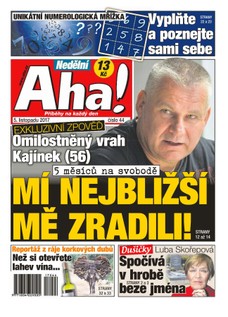 Nedělní AHA! - 5.11.2017