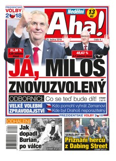 Nedělní AHA! - 28.1.2018