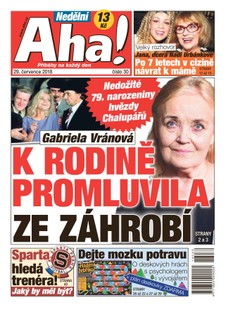 Nedělní AHA! - 29.7.2018