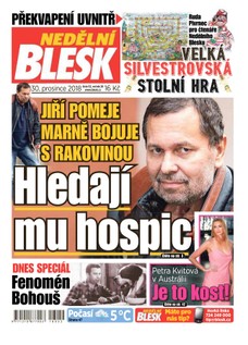 Nedělní Blesk - 30.12.2018