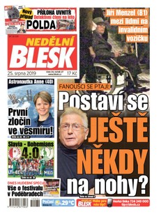 Nedělní Blesk - 25.8.2019