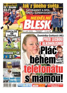 Nedělní Blesk - 8.9.2019