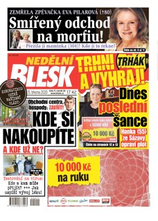 Nedělní Blesk - 15.3.2020