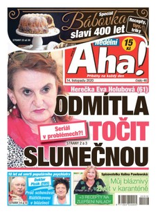 Nedělní AHA! - 15.11.2020