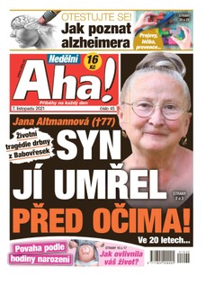 Nedělní AHA! - 7.11.2021