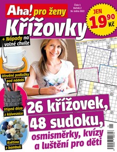 AHA! pro ženy Křížovky - 01/2022