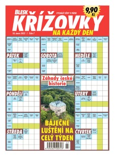 Blesk křížovky na každý den - 07/2022