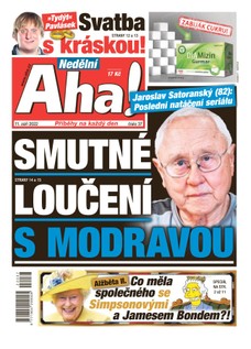 Nedělní Aha! - 11.9.2022