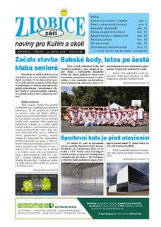 Zlobice – noviny pro Kuřim a okolí  9/2018