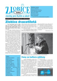 Zlobice – noviny pro Kuřim a okolí  Zlobice - noviny pro Kuřim a okolí 1/2014