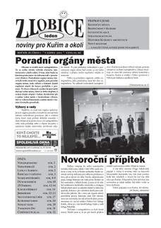 Zlobice – noviny pro Kuřim a okolí  01/2011