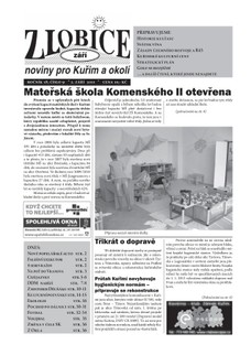 Zlobice – noviny pro Kuřim a okolí  09/2011