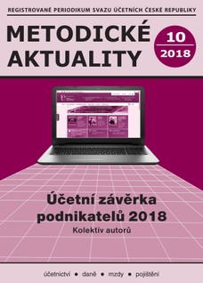 Metodické aktuality Svazu účetních 10/2018