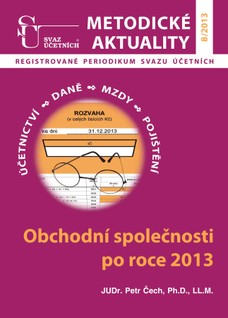 Metodické aktuality Svazu účetních 8/2013