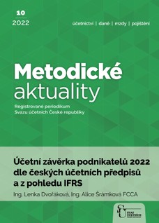 Metodické aktuality Svazu účetních 10/2022