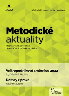 Metodické aktuality Svazu účetních 9/2022