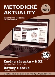 Metodické aktuality Svazu účetních 5/2014