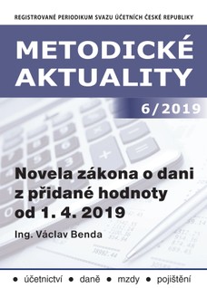 Metodické aktuality Svazu účetních 6/2019