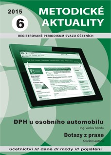 Metodické aktuality Svazu účetních 6/2015