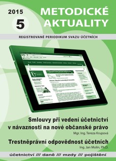 Metodické aktuality Svazu účetních 5/2015
