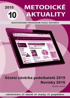 Metodické aktuality Svazu účetních 10/2015