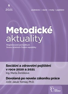 Metodické aktuality Svazu účetních 1/2021