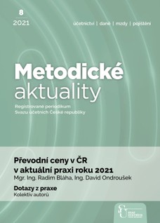 Metodické aktuality Svazu účetních 8/2021