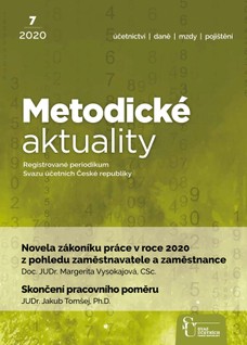 Metodické aktuality Svazu účetních 7/2020