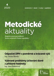 Metodické aktuality Svazu účetních 4/2020