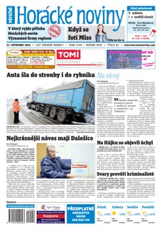 Horácké Noviny Pátek 27.11.2015 č. 92