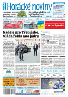 Horácké Noviny pátek 22.5.2015 č. 39
