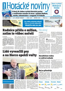 Horácké Noviny úterý 21.4.2015 č. 32