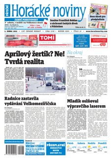 Horácké Noviny pátek 3. 4. 2015 č. 27