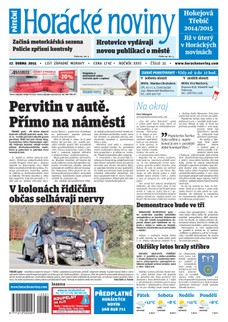 Horácké Noviny pátek 17.4.2015 č.  31
