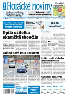 Horácké Noviny úterý 31. 3. 2015 č. 26
